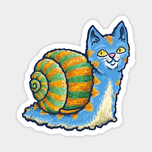 Cat Snail Magnet