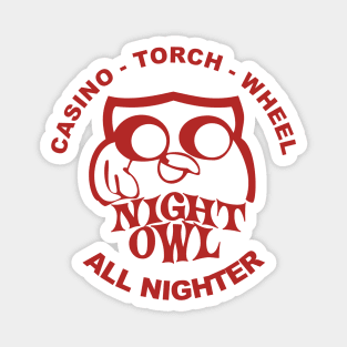 Northern soul night owl Magnet