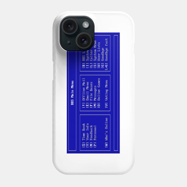 Bulletin Board System Phone Case by Vampireslug