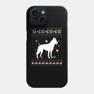 Dog ugly Christmas sweater Phone Case