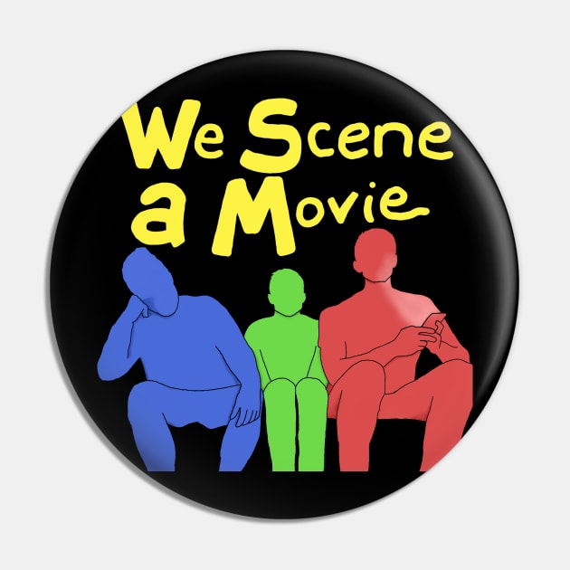 WSaM Transparent Logo Pin by We Scene a Movie (WSaM)