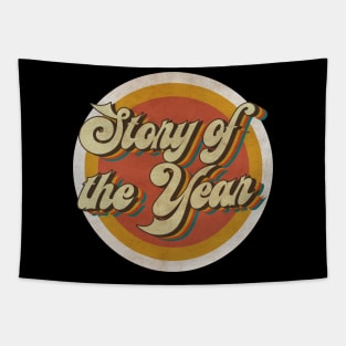 circle vintage Story of the Year Tapestry