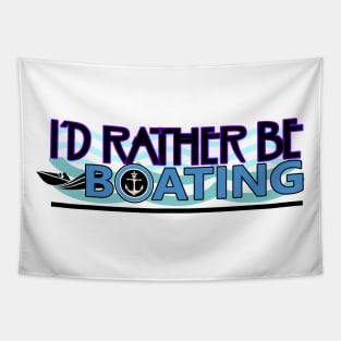 Rather be Boating Tapestry