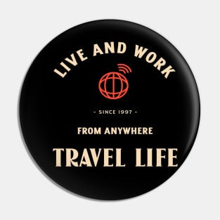 Travel and Work From Anywhere Pin