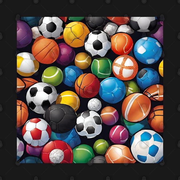 Sports Balls by Abeer Ahmad