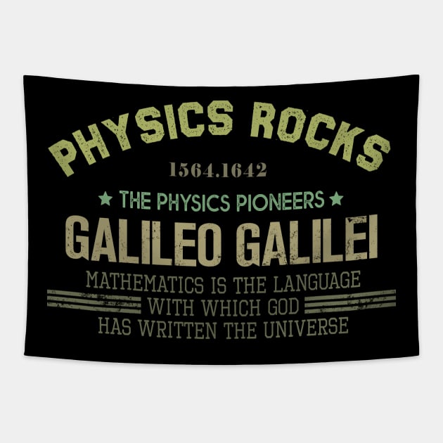 Physics Rocks! Tapestry by Pictozoic