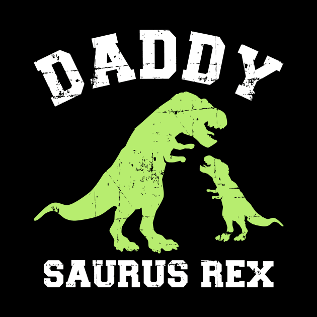 Daddy saurus rex dinosaur father's day gift for dad by Designzz