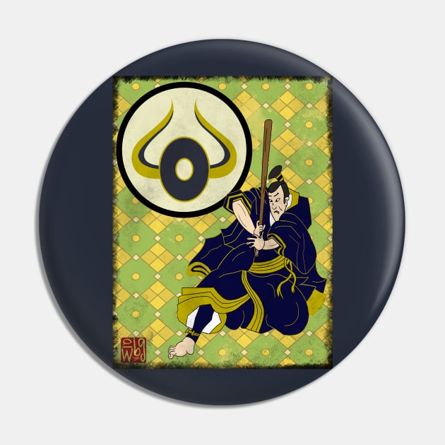 Baseball Samurai 005 Pin by BennySensei