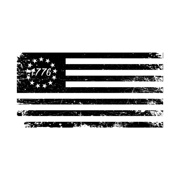 USA Flag 1776 by The Libertarian Frontier 