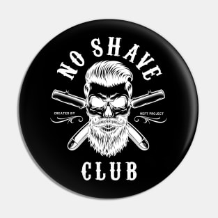 Men's No shave Club (Dark) Pin