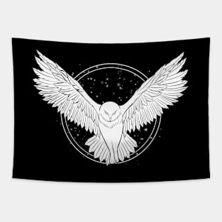 Flying owl Tapestry