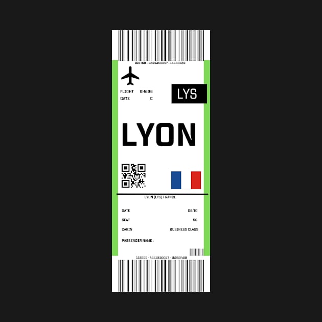 Boarding pass for Toulouse by ghjura