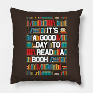 Funny Good Day Read Book Shelf Books Reading Bookworm Reader Pillow