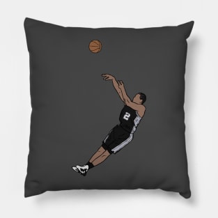 Kawhi Leonard Fadeaway Meme Pillow