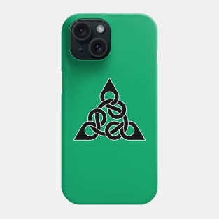 Figure Eight Endless Knot Triangle Phone Case