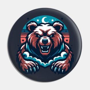 Cranky Bear Pin