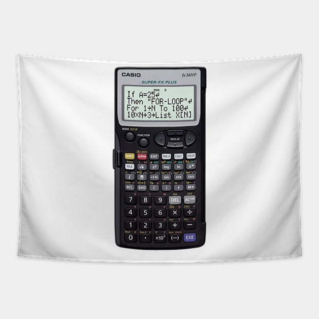 scientific calculator Tapestry by richercollections