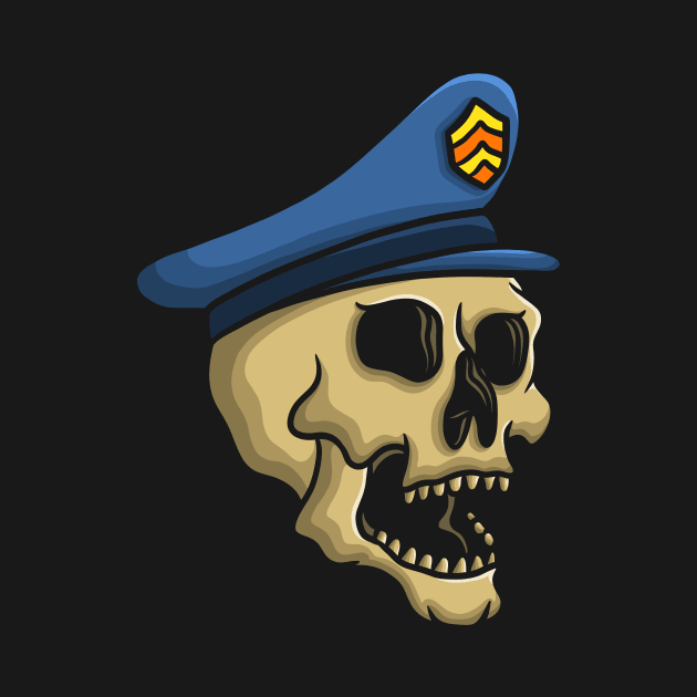 Police Skull Pro by Ockoaries