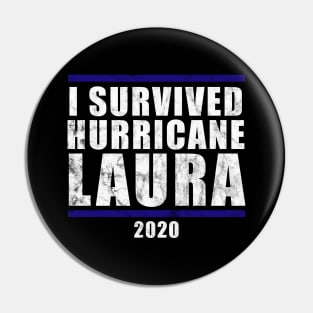 I Survived Hurricane Laura 2020 Pin