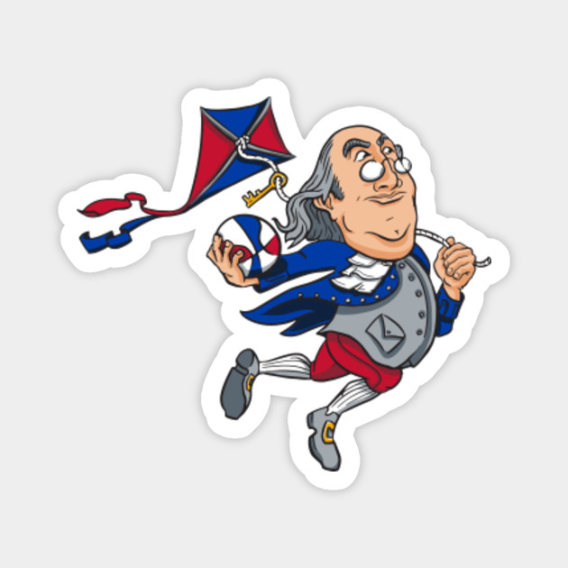 Philadelphia 76ers Benjamin Franklin Philadelphia 76ers Magnet Teepublic