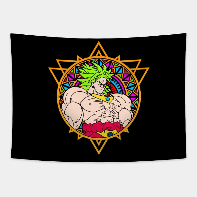 Esoteric Broly Tapestry by Meca-artwork