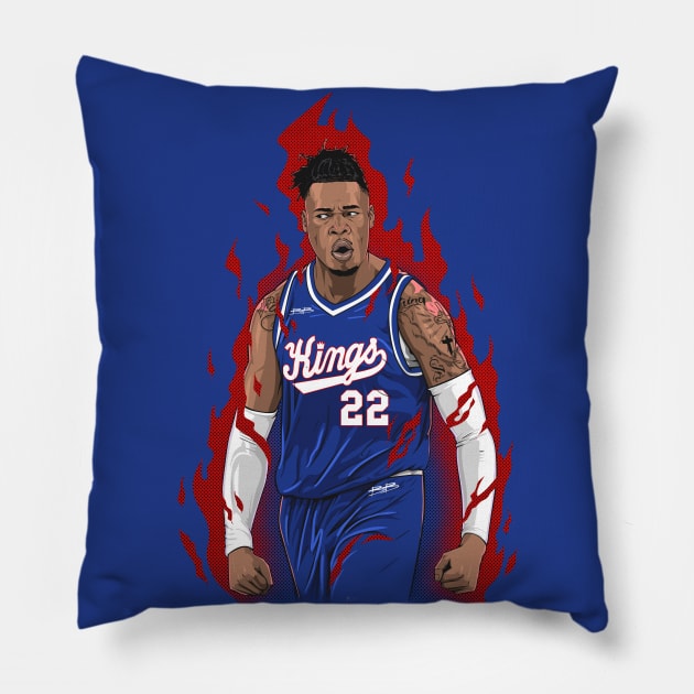 Richaun Holmes Royal Pillow by BokkaBoom