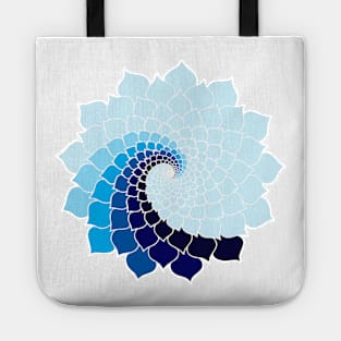 Flower Wave Mandala Tote