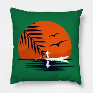 Ocean, summer, holiday Pillow