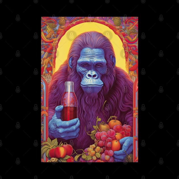 Gorilla and wine by obstinator