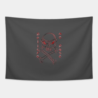 No Passage Skull Crossbones Danger Warning Hazard Bones Risk Tapestry