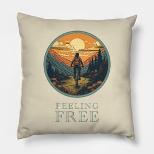 feeling free Pillow