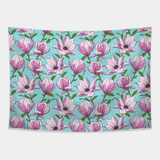 Pink Magnolia Pattern Tapestry
