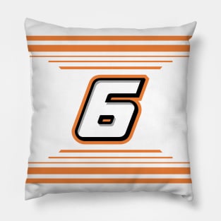 Garrett Smithley #6 2024 NASCAR Design Pillow