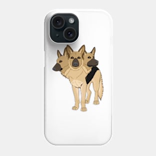 German Shepherd Cerberus Phone Case