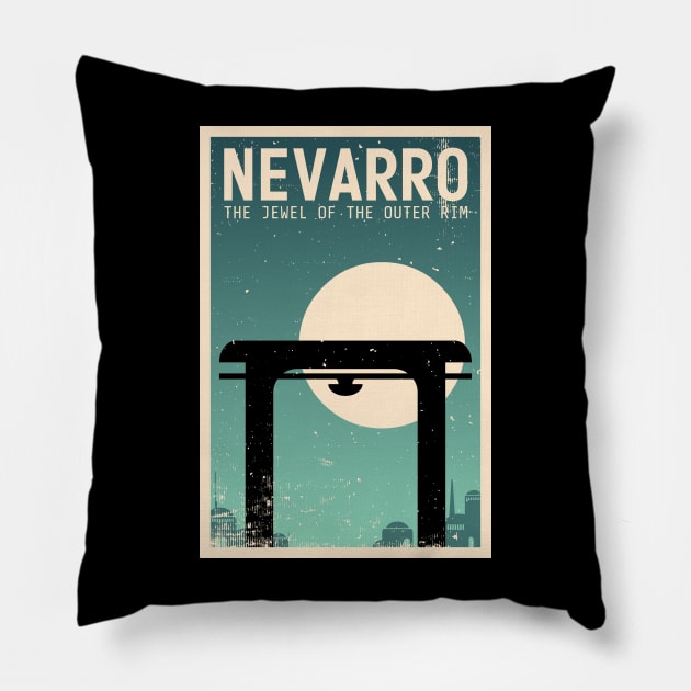 Visit Nevarro! Pillow by SawBear