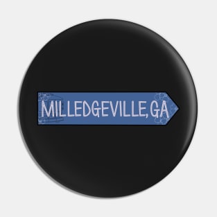 Milledgeville, Georgia Directional Sign Pin