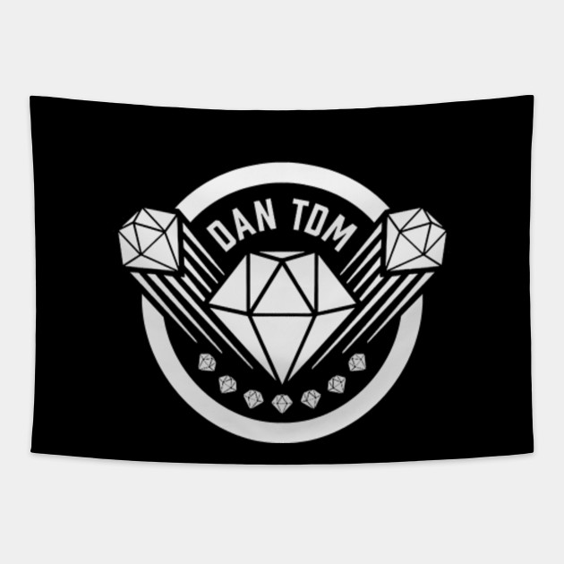 Dan Tdm White Logo Dantdm Tapestry Teepublic