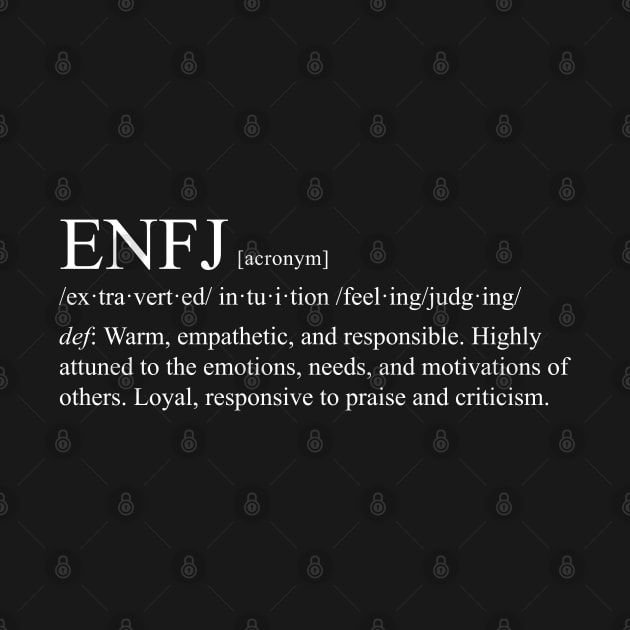 ENFJ Personality (Dictionary Style) Dark by personalitysecret