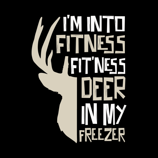 Fitness Deer In My Mouth by Teewyld