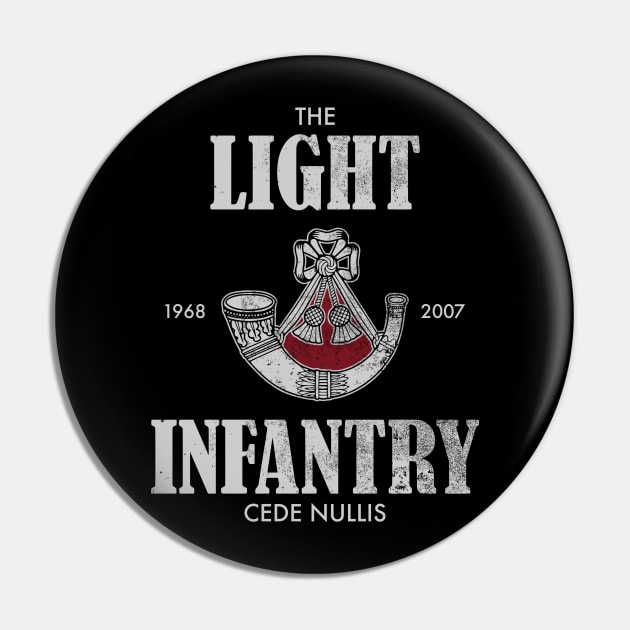 The Light Infantry (distressed) Pin by TCP