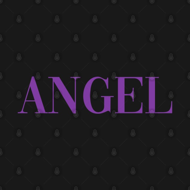 Angel - Pose - Purple by deanbeckton