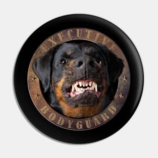 Executive bodyguard Angry rottweiler Pin