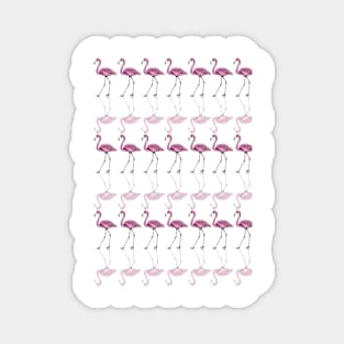 Flamingo Pattern Design Magnet