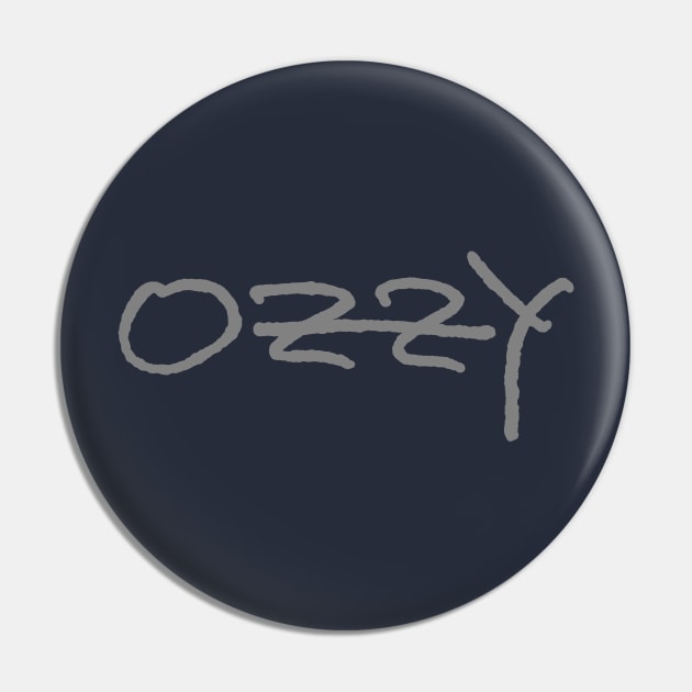 Ozzy inscription Pin by mikekiev