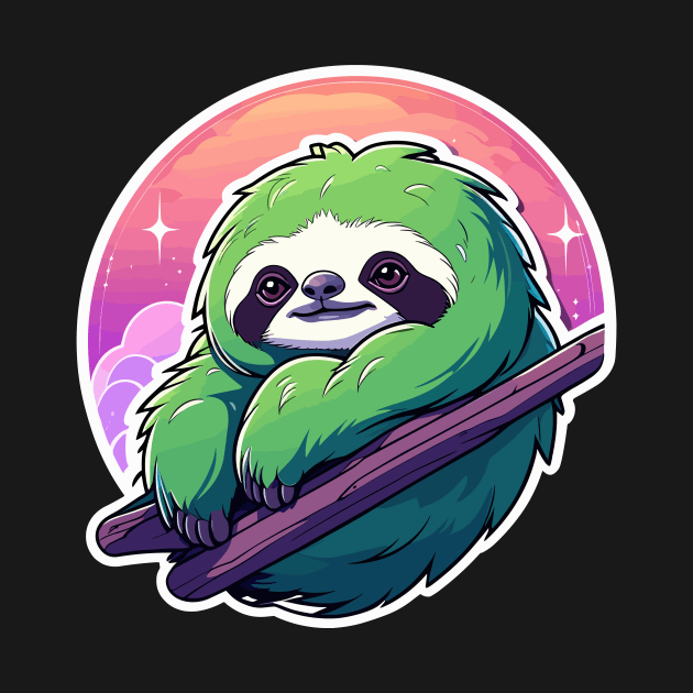 Sloth Illustration by FluffigerSchuh