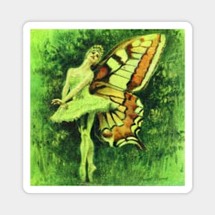 Vintage Fairy Dancer Magnet