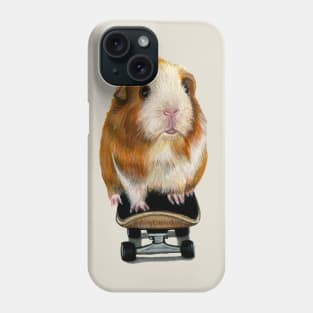 Cute Skateboarding Guinea Pig Phone Case