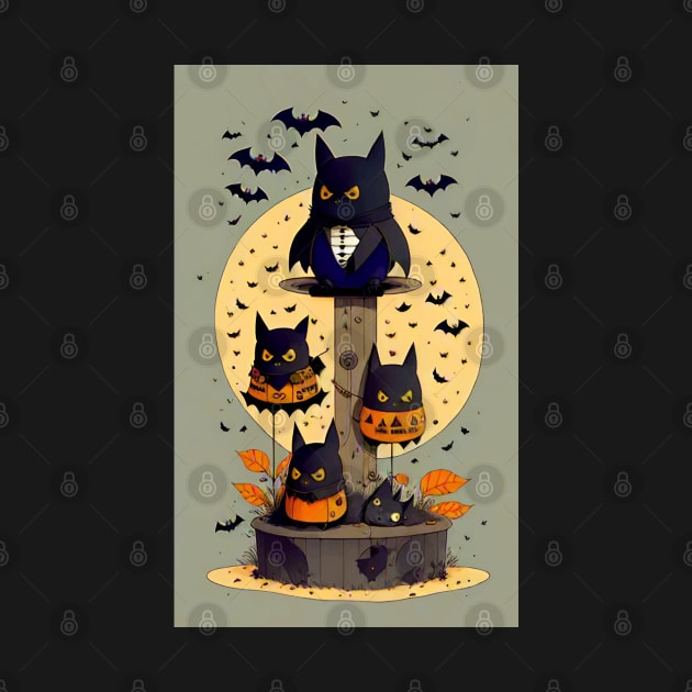 Halloween Bats by mariasshop