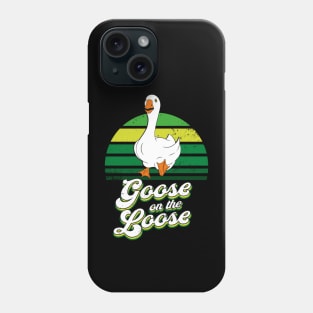 Goose On The Loose Funny Silly Animal Phone Case