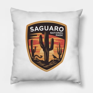 Saguaro National Park Emblem Pillow